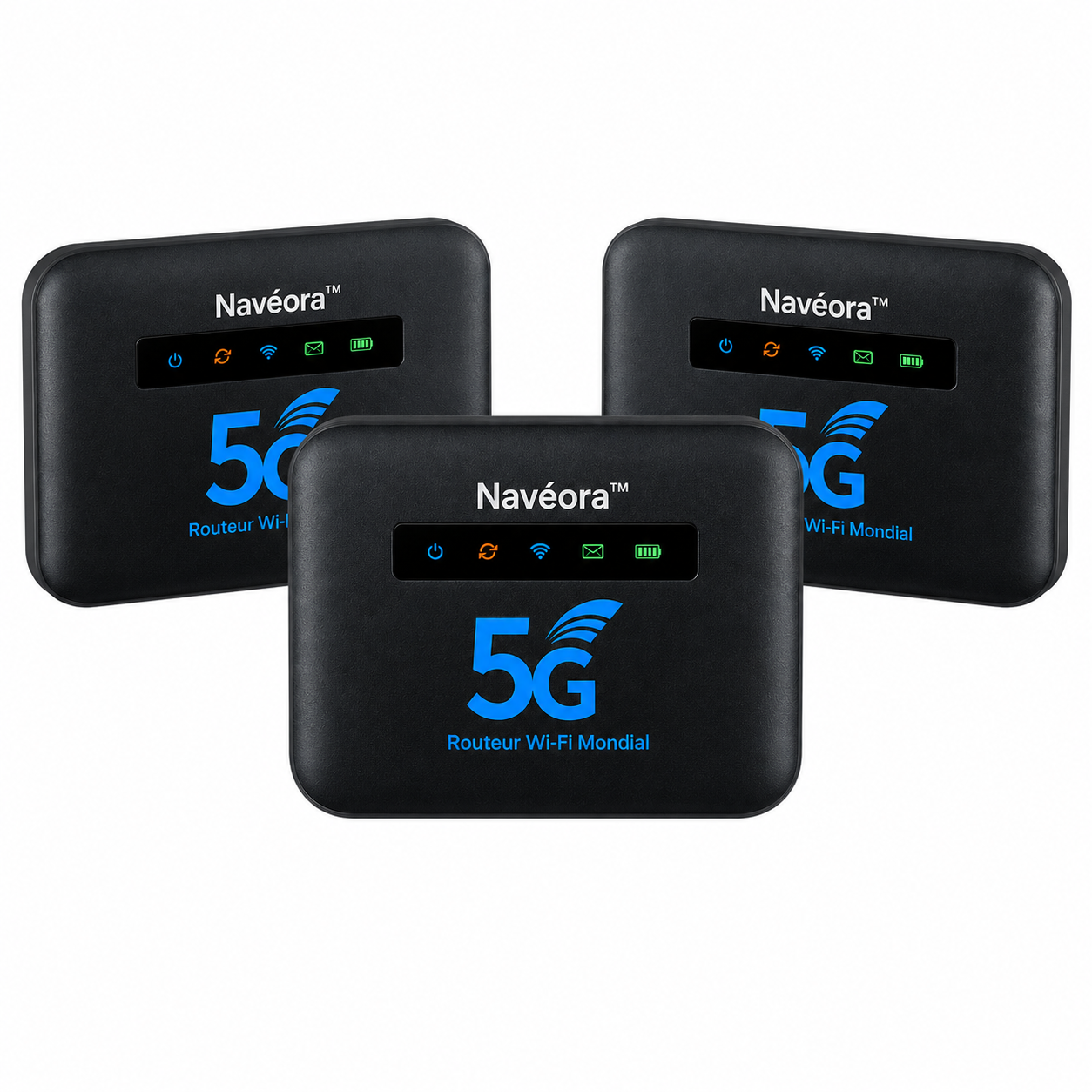 Navéora™ Routeur Wi-Fi Mondial | Débloquez un internet ultra-rapide dans plus de 150 pays en moins de 5 secondes !