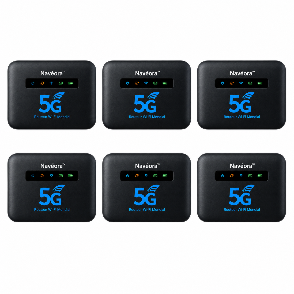 Navéora™ Routeur Wi-Fi Mondial | Débloquez un internet ultra-rapide dans plus de 150 pays en moins de 5 secondes !