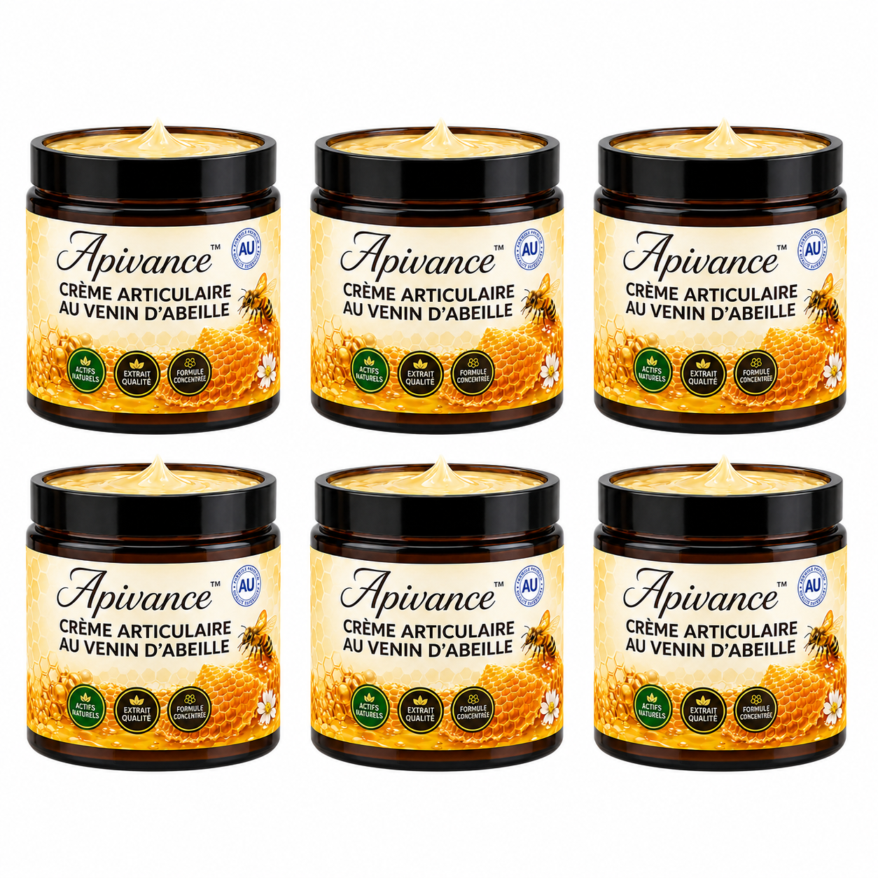 Apivance™ Crème Articulaire au Venin d’Abeille | Soulage les douleurs et libère vos articulations en 10 minutes !