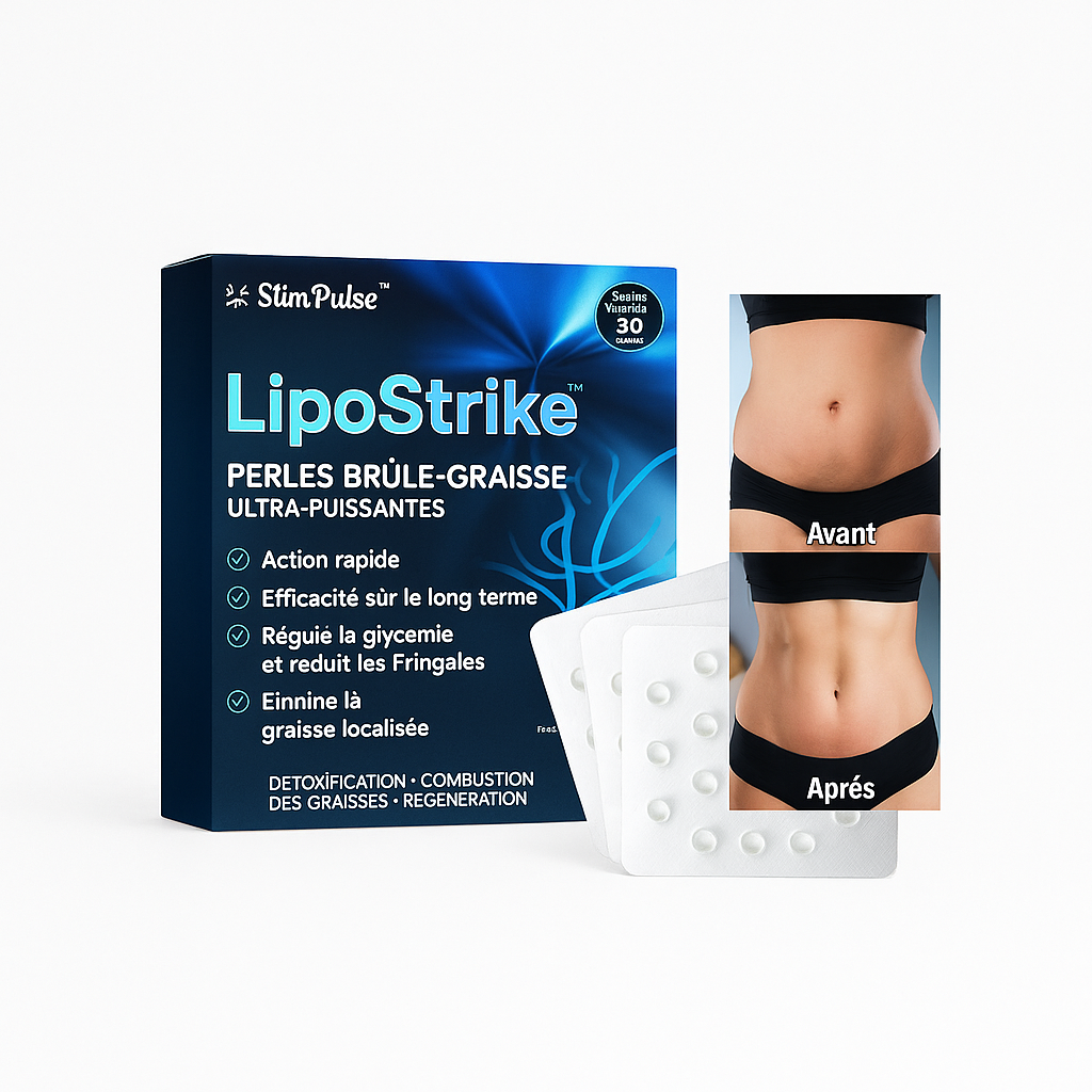 LipoStrike™ Perles Brûle-Graisse Ultra-Puissantes | Éliminent 6 kg de graisse en 5 jours seulement!