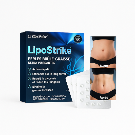 LipoStrike™ Perles Brûle-Graisse Ultra-Puissantes | Éliminent 6 kg de graisse en 5 jours seulement!