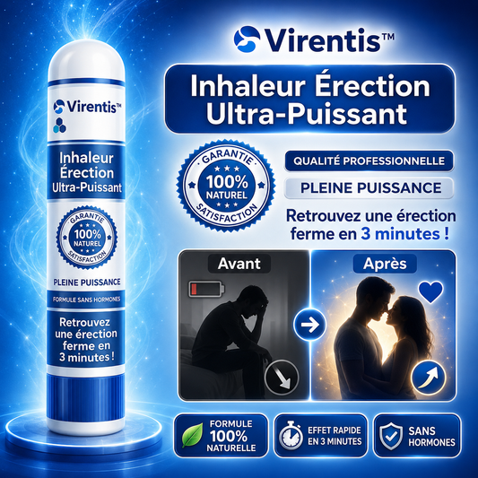 Virentis™ Inhaleur Érection Ultra-Puissant | Retrouvez une érection dure comme la pierre en 3 minutes !