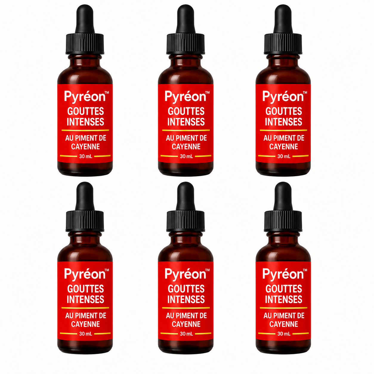 Pyréon™ Gouttes Intenses au Piment de Cayenne | Retrouvez une érection en 3 minutes chrono !