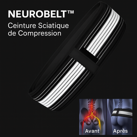 NeuroBelt™ Ceinture Sciatique de Compression | Soulage les douleurs lombaires et de hanche en 10 minutes!