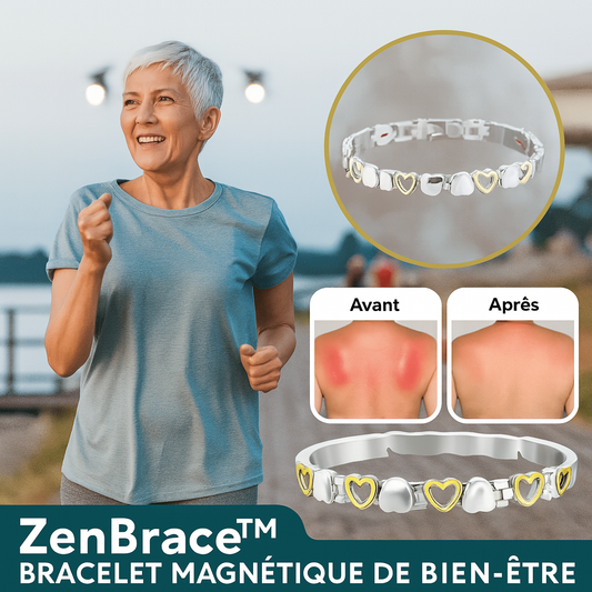 ZenBrace™ Bracelet Magnétique de Bien-Être | Améliorez votre bien-être et soulagez l'inconfort en seulement 24 heures!