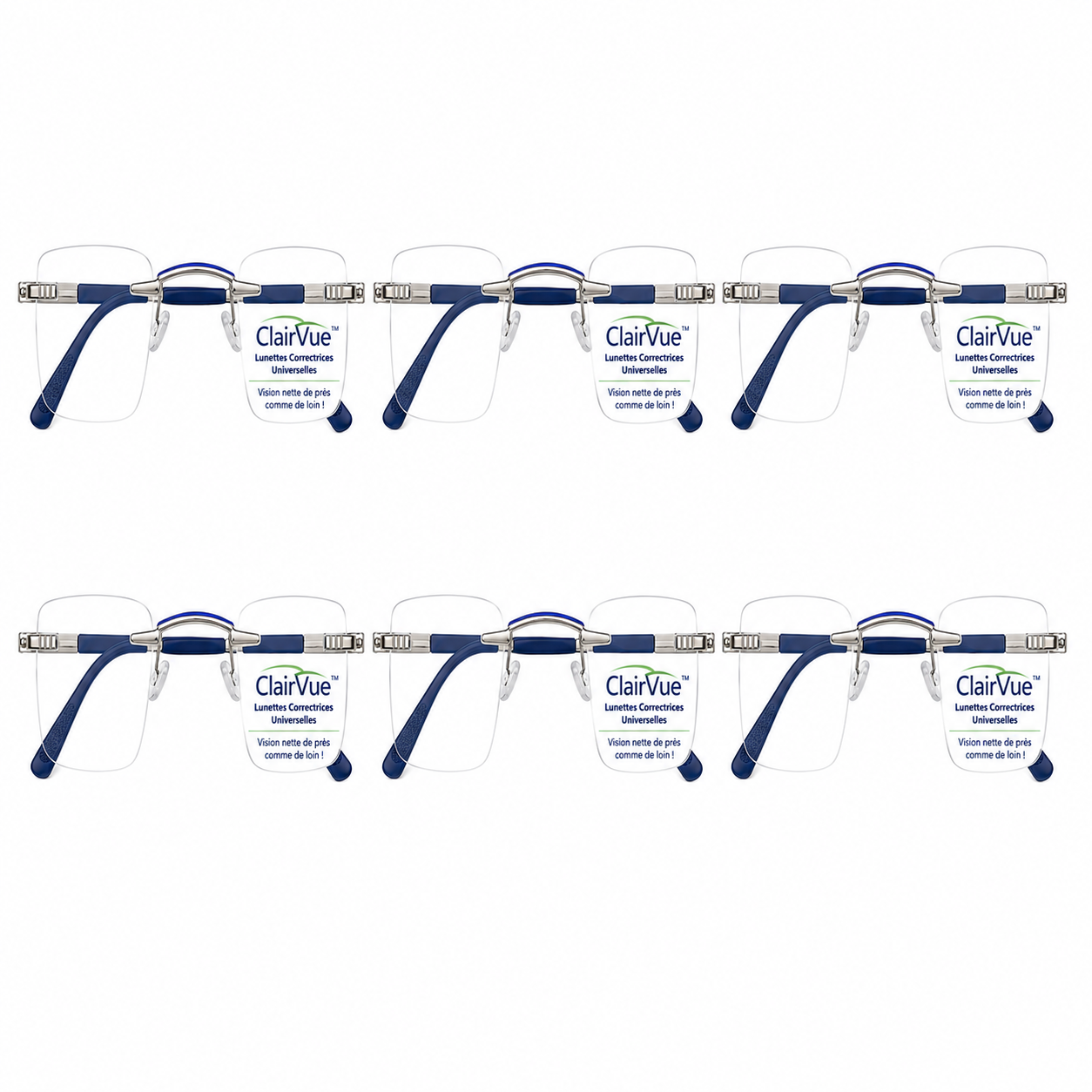 ClairVue™ Lunettes Correctrices Universelles | Restaure une vision d'une netteté exceptionnelle de près comme de loin !
