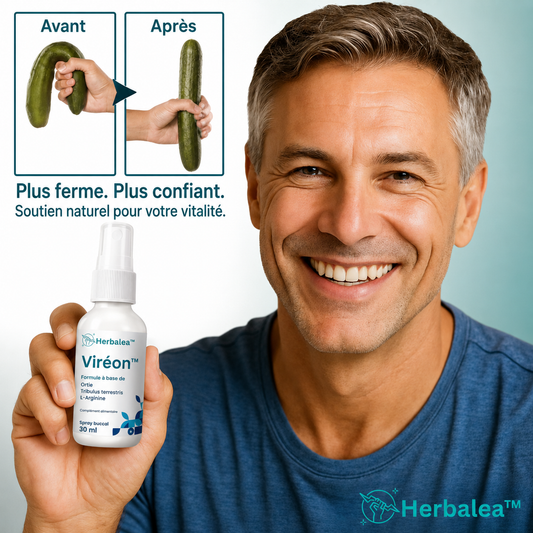 Viréon™ Spray Érection aux Algues Marines Concentrées | Retrouvez une érection puissante en 43 secondes!