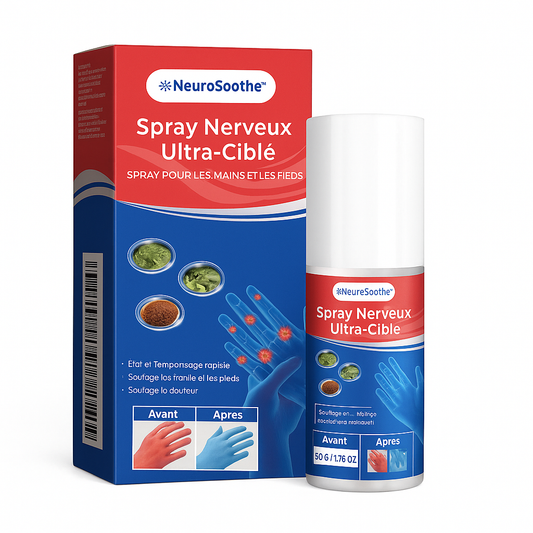 NeuroSoothe™ Spray Nerveux Ultra-Ciblé | Élimine douleurs et engourdissements en 3 jours – sans comprimés ni effets secondaires!