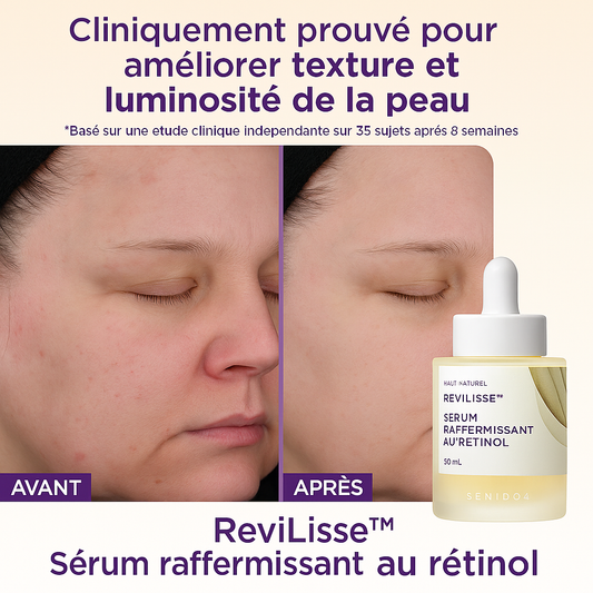 ReviLisse™ Sérum Raffermissant au Rétinol | Raffermit et lisse la peau dès la première application!