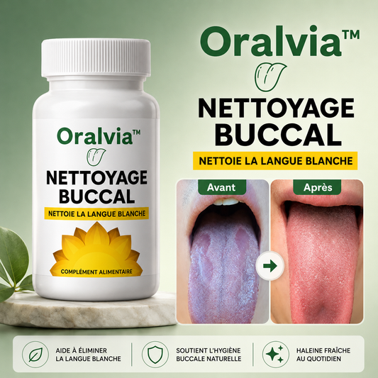 Oralvia™ Capsules Haleine & Candida | Éliminez la mauvaise haleine et le Candida en 2 jours !