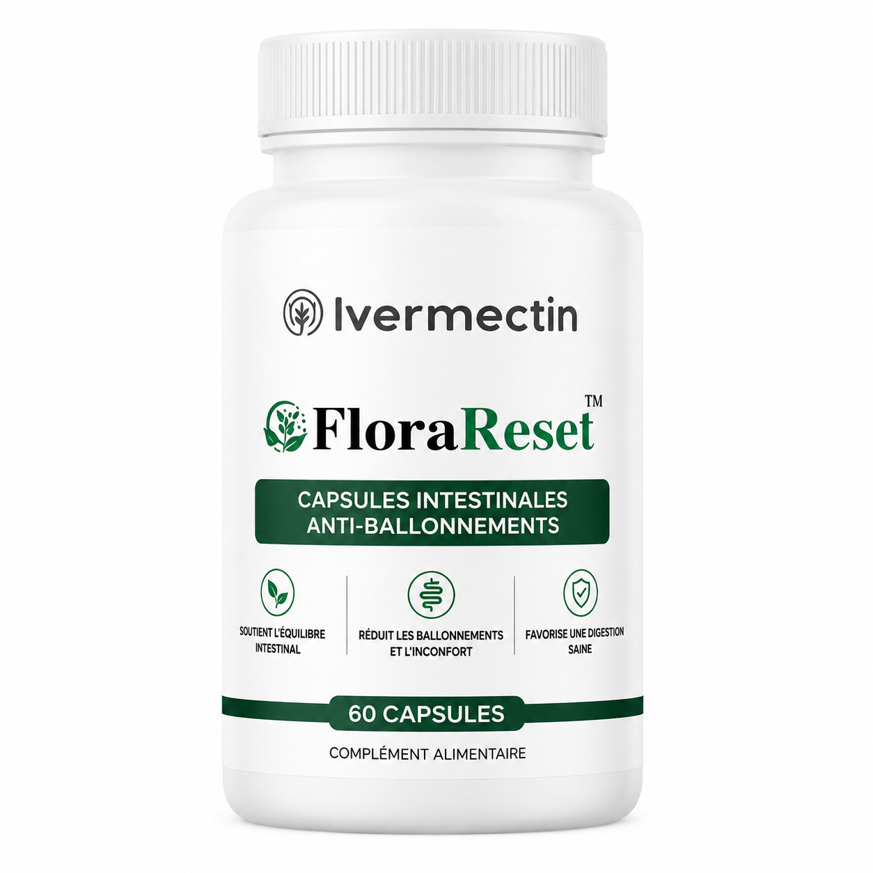 FloraReset™ Capsules Intestinales Anti-Ballonnements | Dégonflez votre ventre et retrouvez une digestion légère en 72 heures !