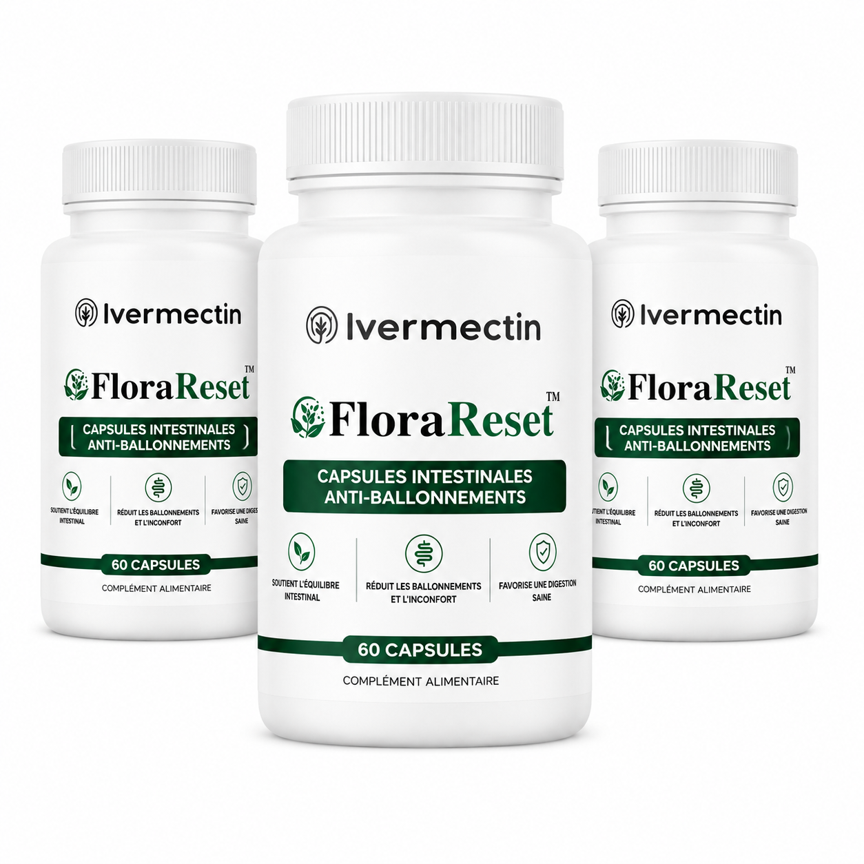 FloraReset™ Capsules Intestinales Anti-Ballonnements | Dégonflez votre ventre et retrouvez une digestion légère en 72 heures !