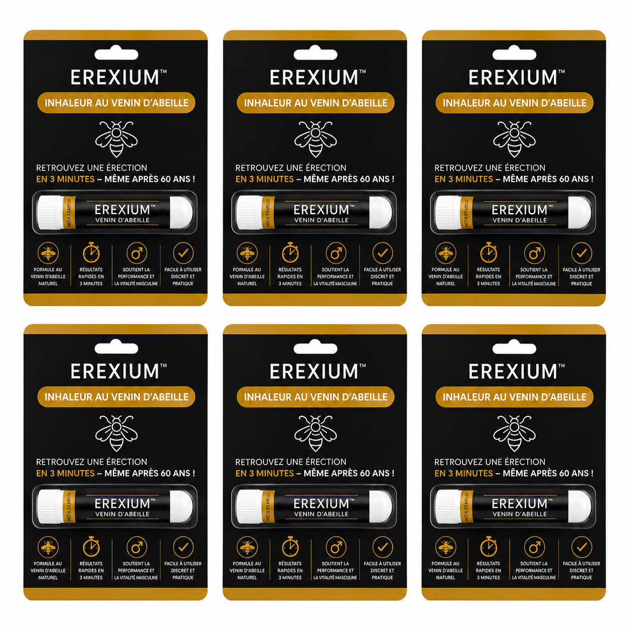 Erexium™ Inhaleur au Venin d’Abeille | Retrouvez une érection en 3 minutes – même après 60 ans!