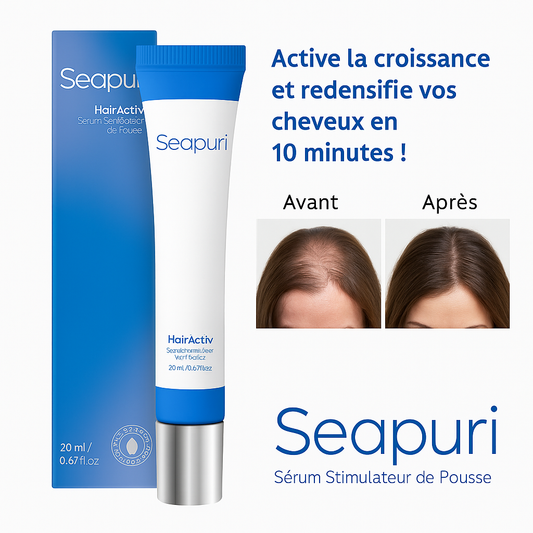 HairActiv™ Sérum Stimulateur de Pousse | Active la croissance et redensifie vos cheveux en 10 minutes!