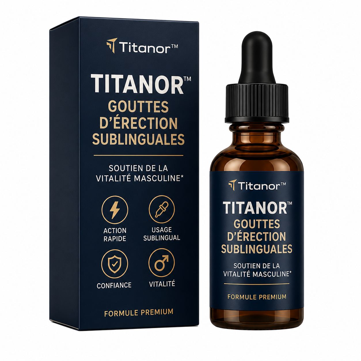 Titanor™ Gouttes d’Érection Sublinguales | Retrouvez une érection puissante et stable en 3 jours !