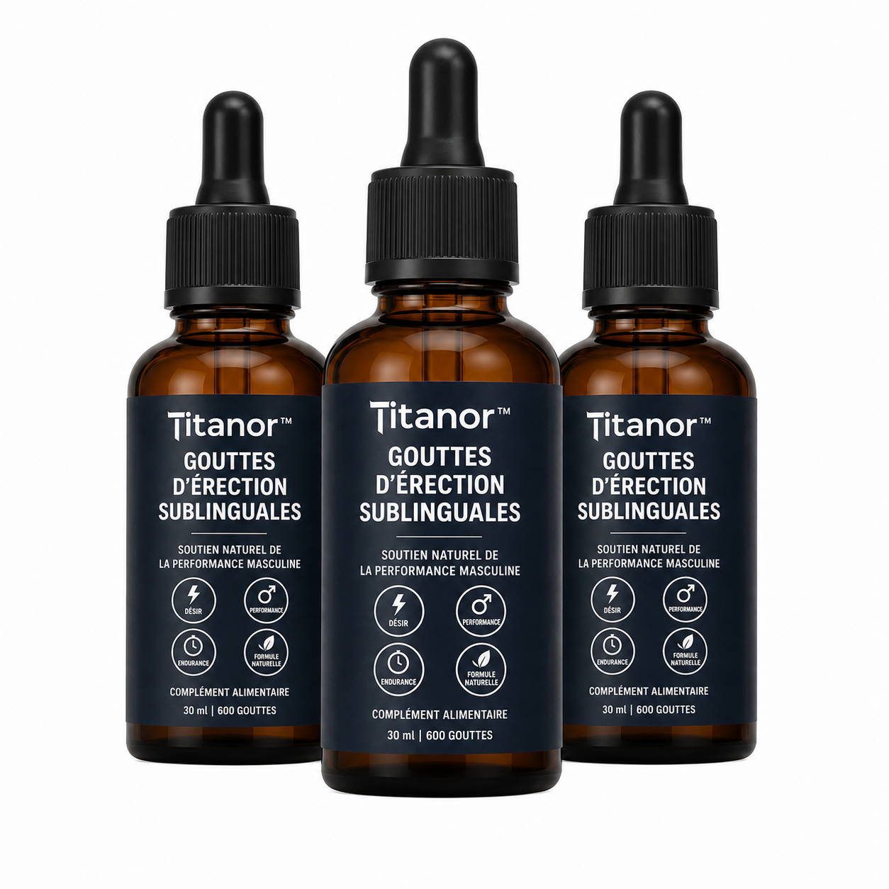Titanor™ Gouttes d’Érection Sublinguales | Retrouvez une érection puissante et stable en 3 jours !