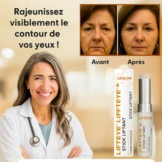 LiftEye™ Stick Liftant | Lifte visiblement les paupières tombantes de 94 % en seulement 1 semaine!
