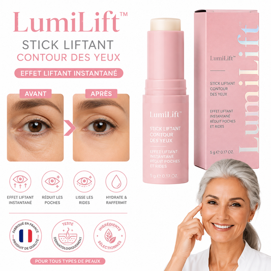 LumiLift™ Stick Liftant Contour des Yeux | Obtenez des paupières jusqu'à 87 % plus fermes et liftées en seulement 2 heures !
