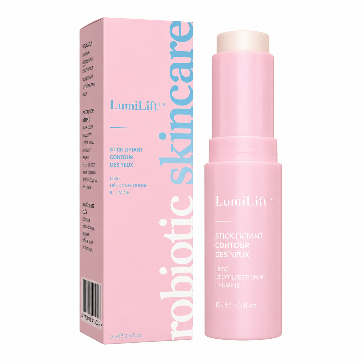 LumiLift™ Stick Liftant Contour des Yeux | Obtenez des paupières jusqu'à 87 % plus fermes et liftées en seulement 2 heures !