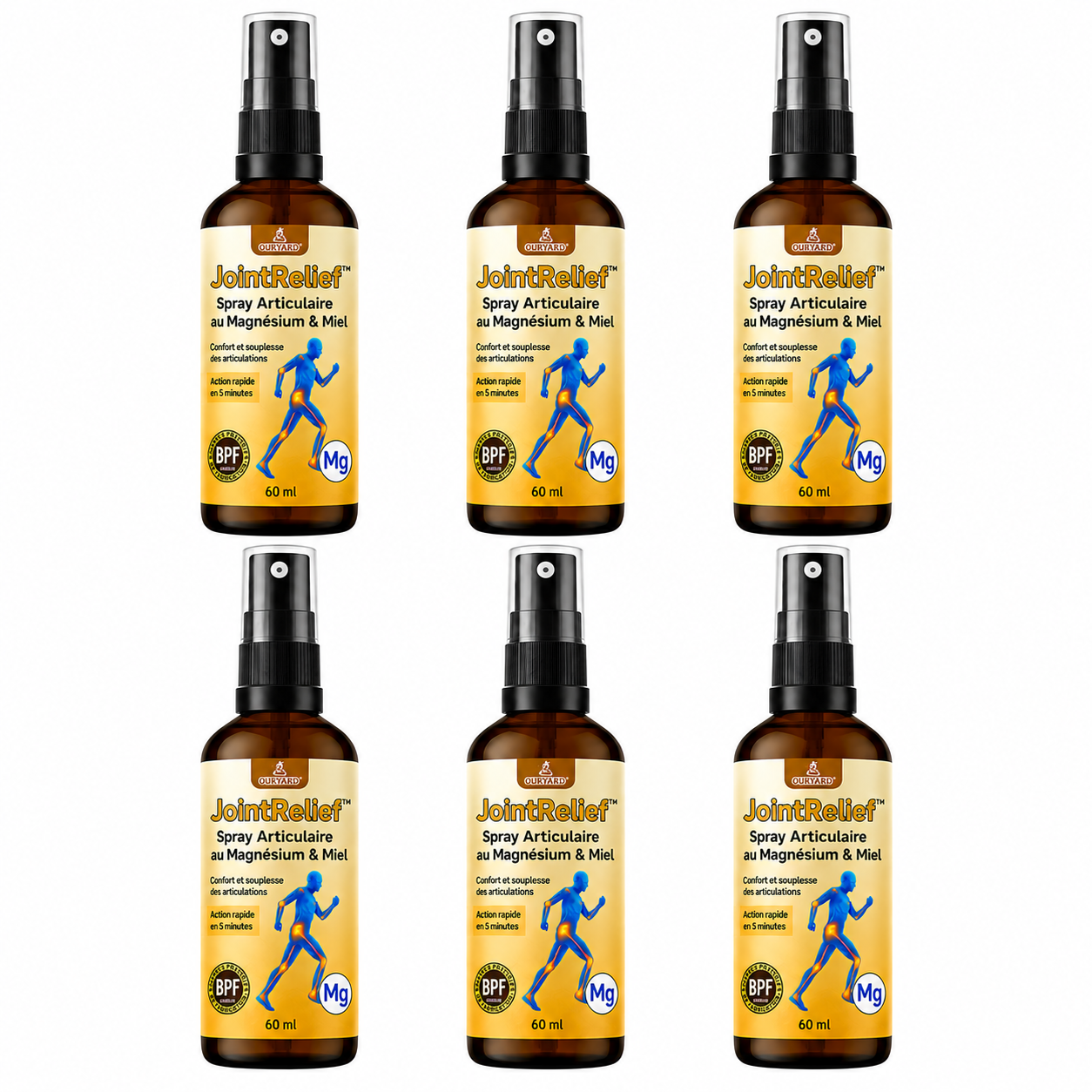 JointRelief™ Spray Articulaire au Magnésium & Miel | Répare vos articulations douloureuses en 10 minutes!