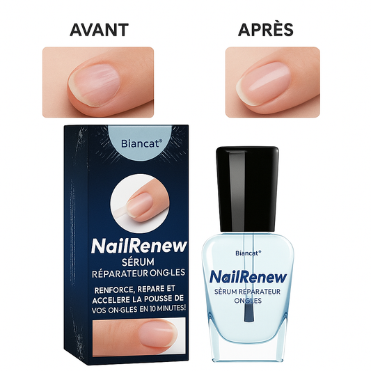 NailRenew™ Sérum Réparateur Ongles | Renforce, répare et accélère la pousse de vos ongles en 10 minutes!