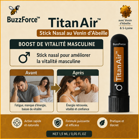 TitanAir™ Inhalateur d’Érection Instantanée | Des érections dures comme du roc en 5 minutes — sans aucune pilule!