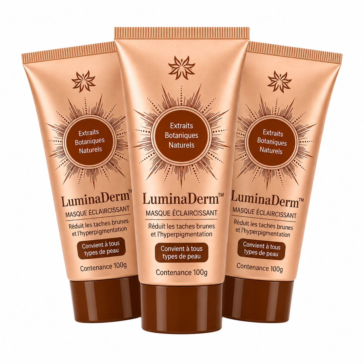 LuminaDerm™ Masque Éclaircissant aux Extraits Botaniques | Efface les taches brunes en 10 minutes par jour!