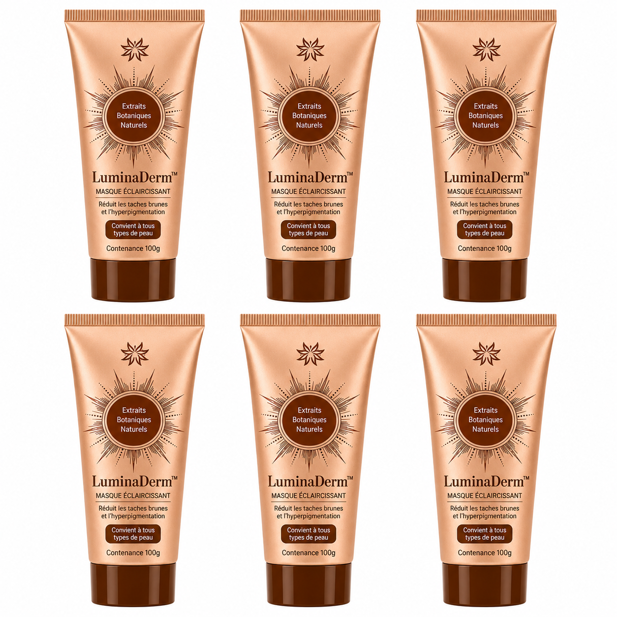 LuminaDerm™ Masque Éclaircissant aux Extraits Botaniques | Efface les taches brunes en 10 minutes par jour!