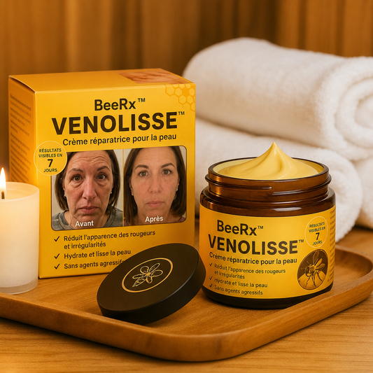 Venolisse™ Crème Cutanée au Venin d’Abeille | Éliminez démangeaisons, rougeurs et rides en 7 jours, sans stéroïdes ni Botox !