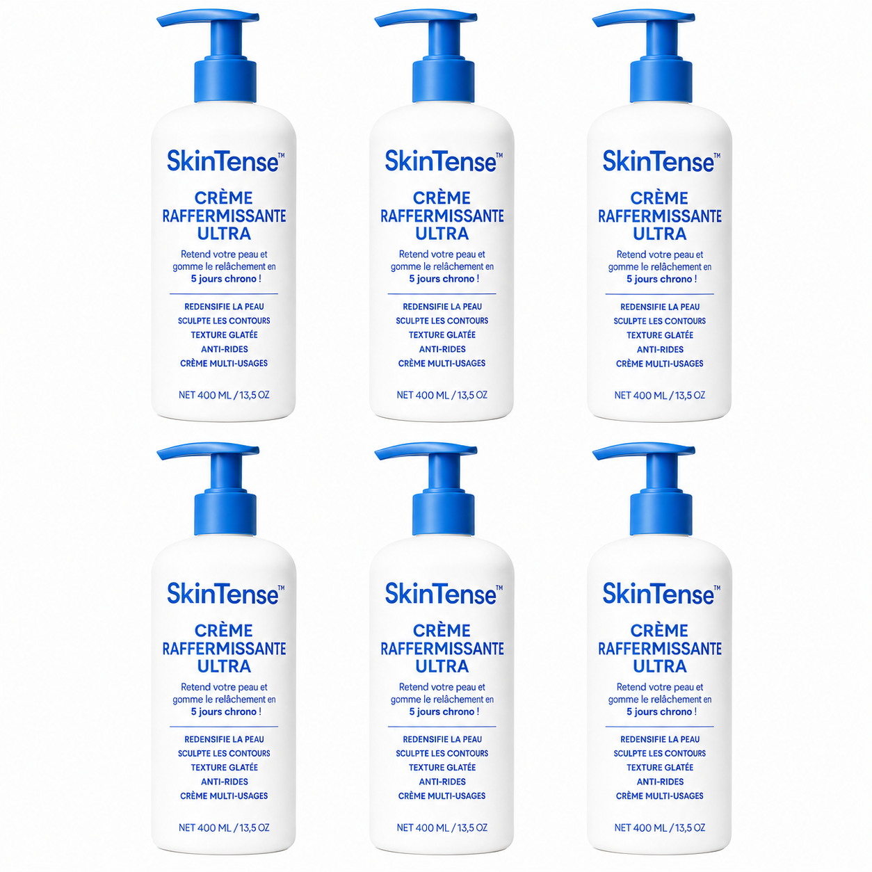 SkinTense™ Crème Raffermissante Ultra | Retend votre peau et gomme le relâchement en 5 jours chrono!