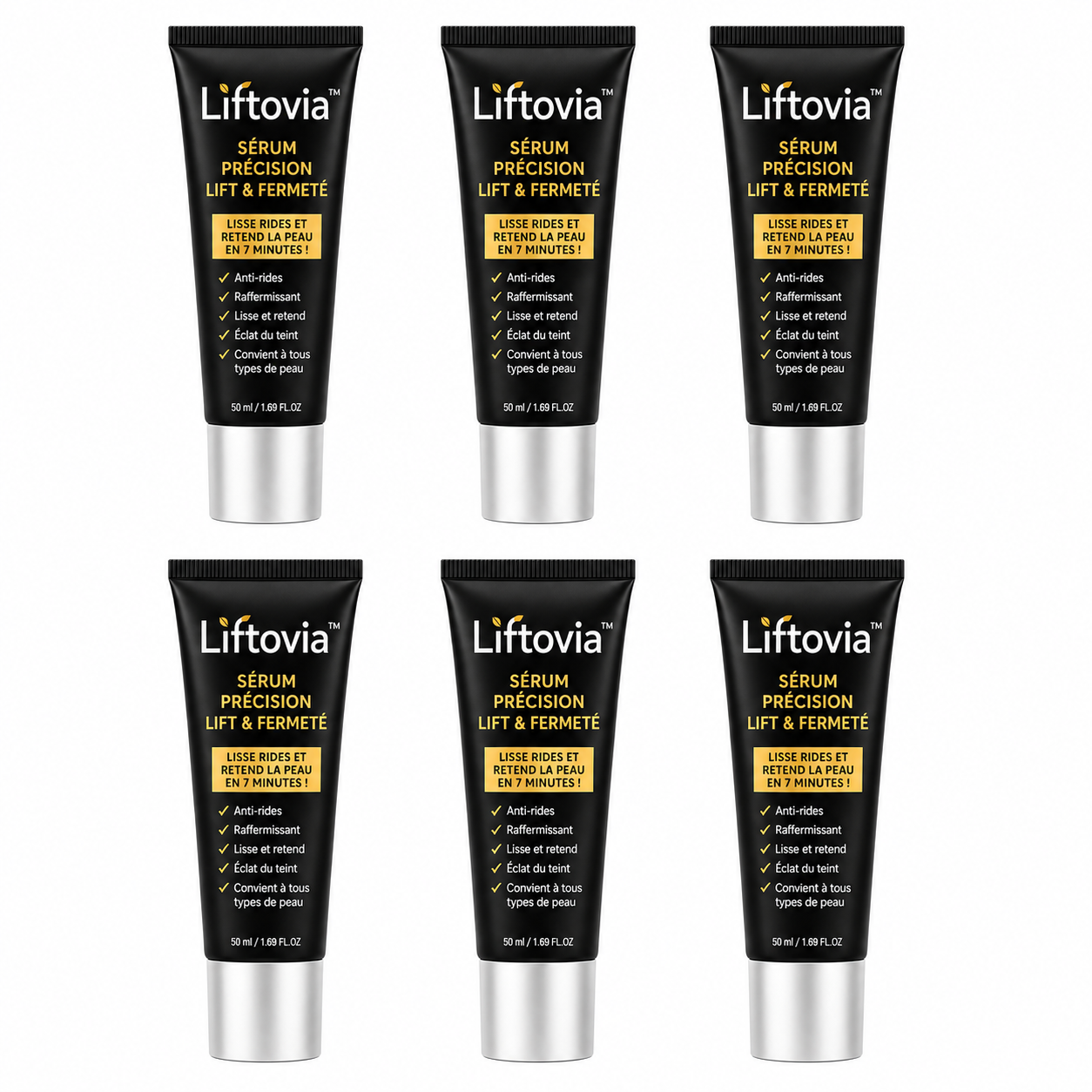 Liftovia™ Sérum Précision Lift & Fermeté | Lisse rides et retend la peau en 7 minutes!