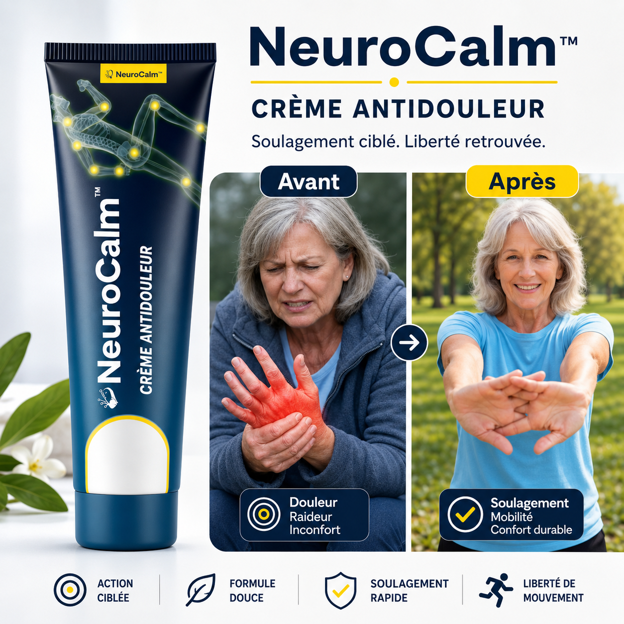 NeuroCalm™ Soin Nerfs & Fourmillements | Soulagement immédiat des engourdissements, des fourmillements et des douleurs !