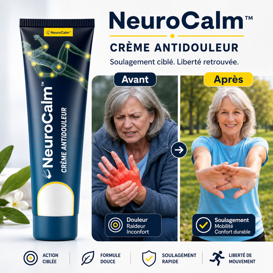 NeuroCalm™ Soin Nerfs & Fourmillements | Soulagement immédiat des engourdissements, des fourmillements et des douleurs !