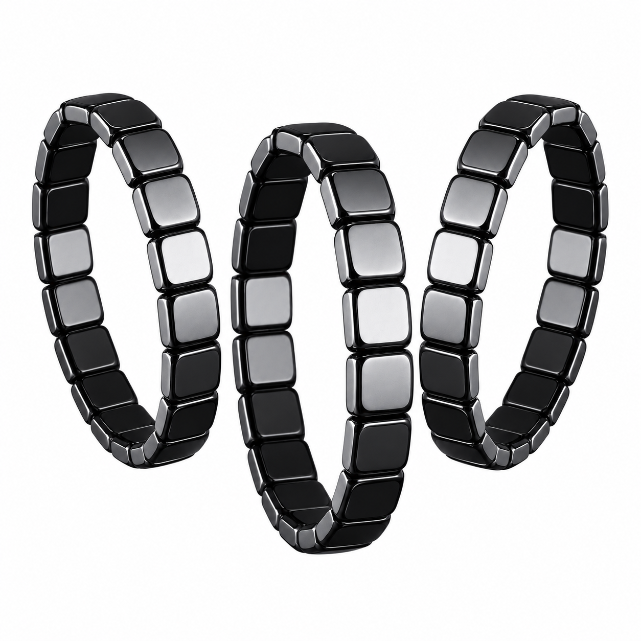 AndroStone™ Bracelet Magnétique en Hématite | Boost ton taux de testostérone de +92 % en 7 jours seulement!