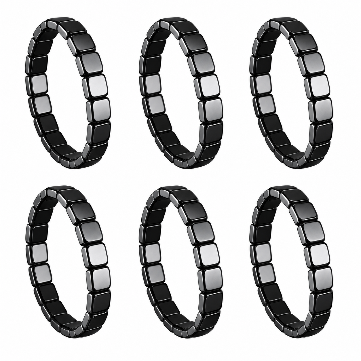 AndroStone™ Bracelet Magnétique en Hématite | Boost ton taux de testostérone de +92 % en 7 jours seulement!