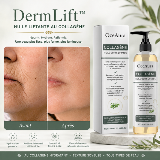 DermLift™ Huile Raffermissante | Raffermit et affine la peau relâchée de 98 % en 24 heures !