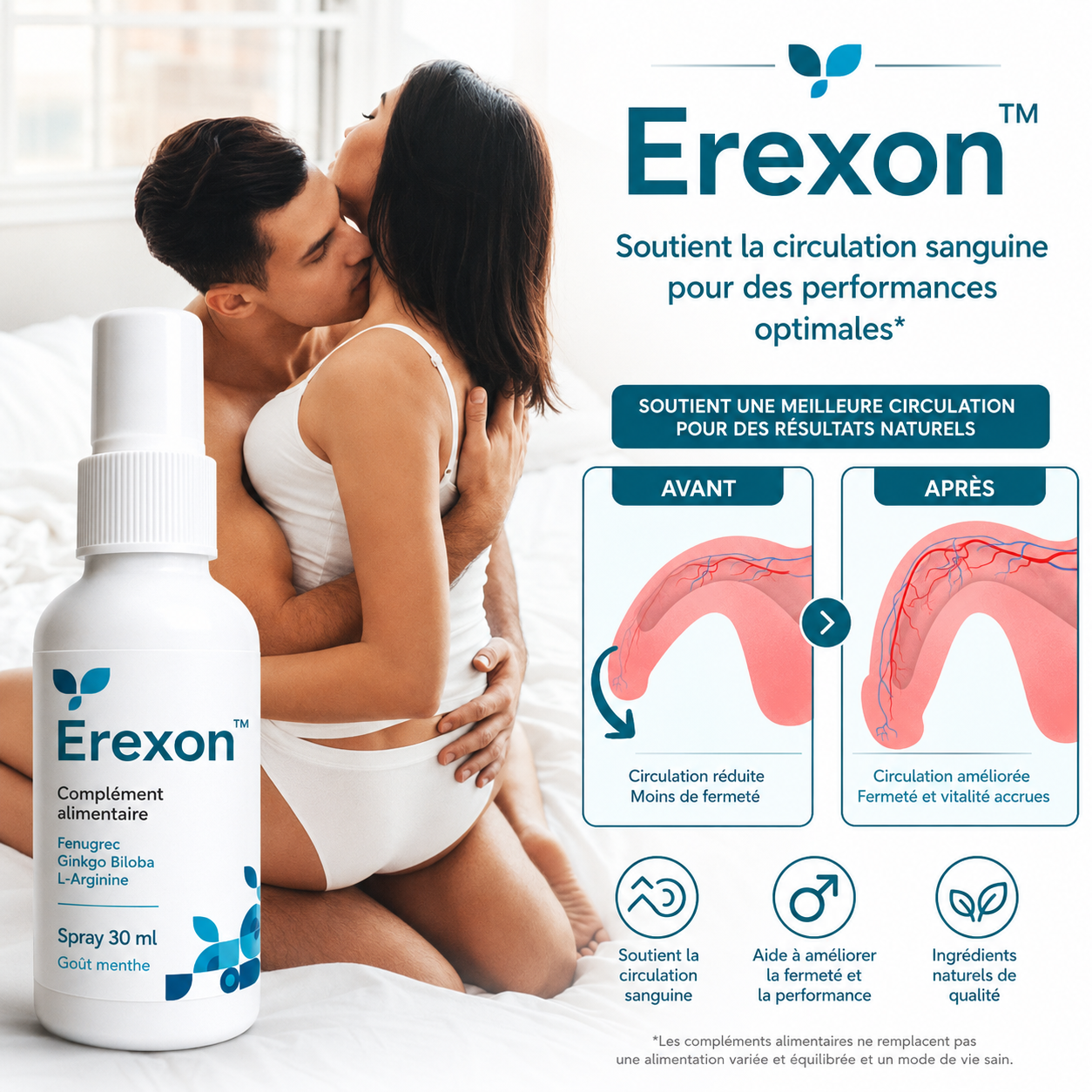 Erexon™ Spray Érection aux Algues | Une dureté à toute épreuve en seulement 43 secondes : retrouvez la forme de vos 18 ans !