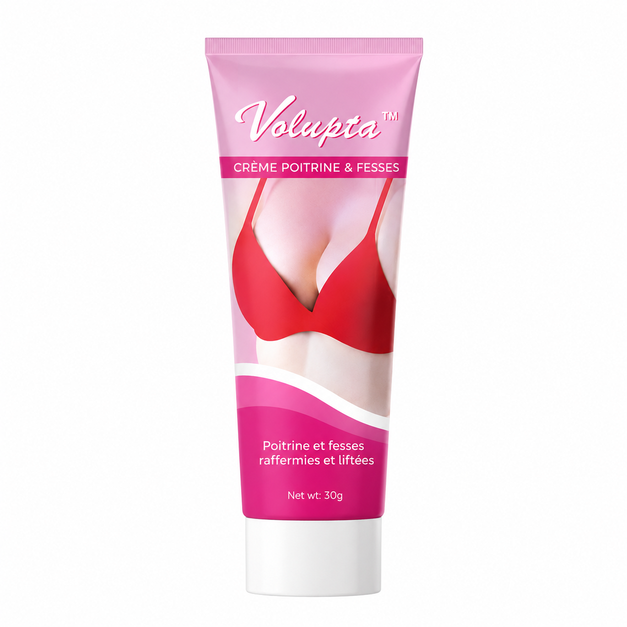 Volupta™ Crème Poitrine & Fesses | Augmente visiblement vos formes en quelques minutes!