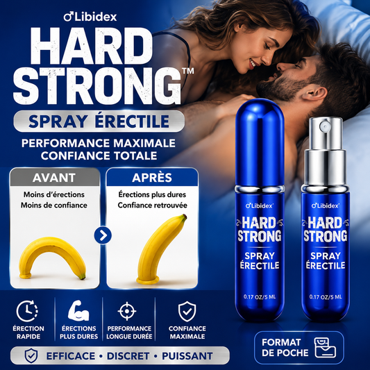 HardStrong™ Spray Érectile | Dureté maximale instantanée, même après des années d’impuissance!