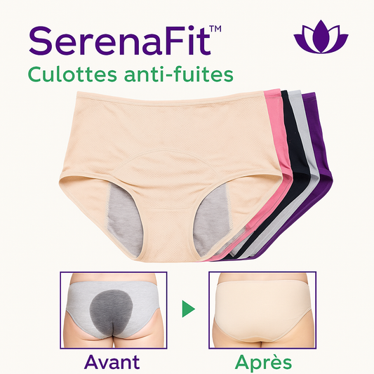 SerenaFit™ Culottes anti-fuites | Retrouvez votre confort et votre confiance en vous!