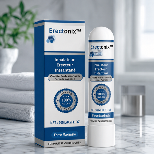Erectonix™ Inhalateur Érecteur Instantané | Déclenche des érections dures comme l’acier en 5 minutes – sans pilules!