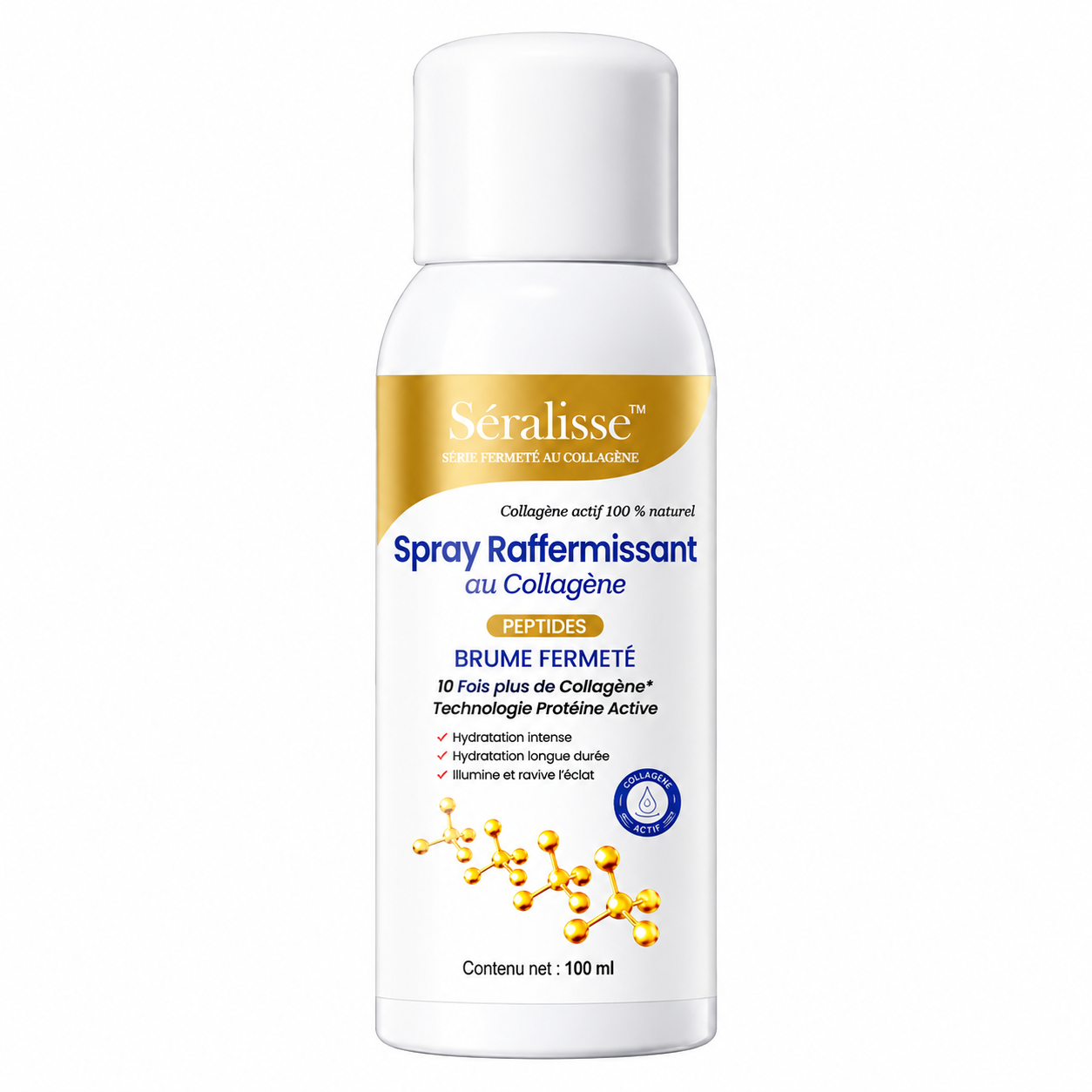 Séralisse™ Spray Raffermissant au Collagène | Raffermissez, lissez et hydratez votre peau relâchée en quelques jours !