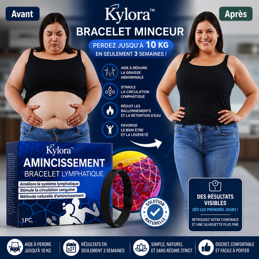 Kylora™ Bracelet Minceur | Perdez jusqu’à 10 kg en seulement 3 semaines !