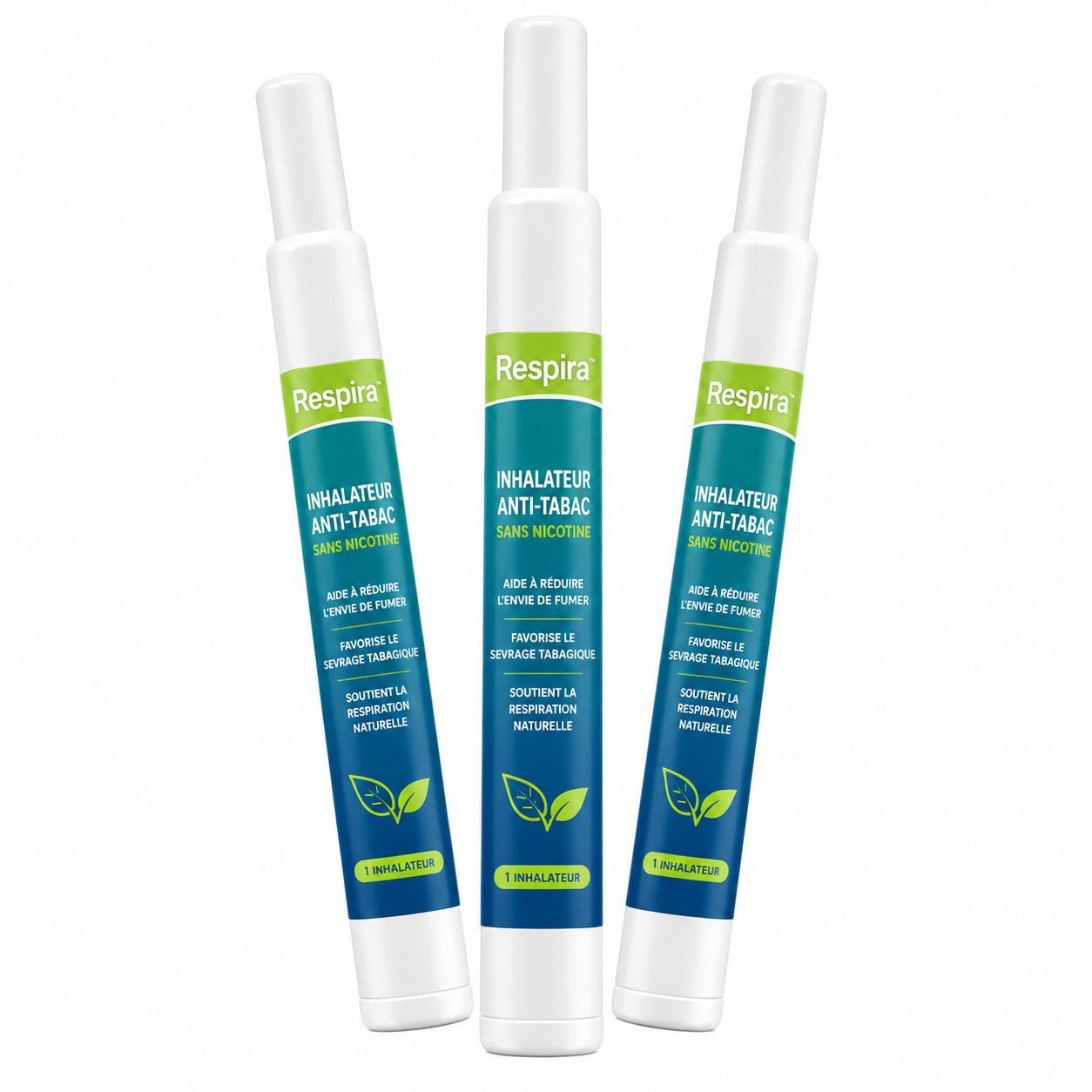 Respira™ Inhalateur Anti-Tabac Sans Nicotine | Coupez vos envies en 48 heures et respirez enfin librement !