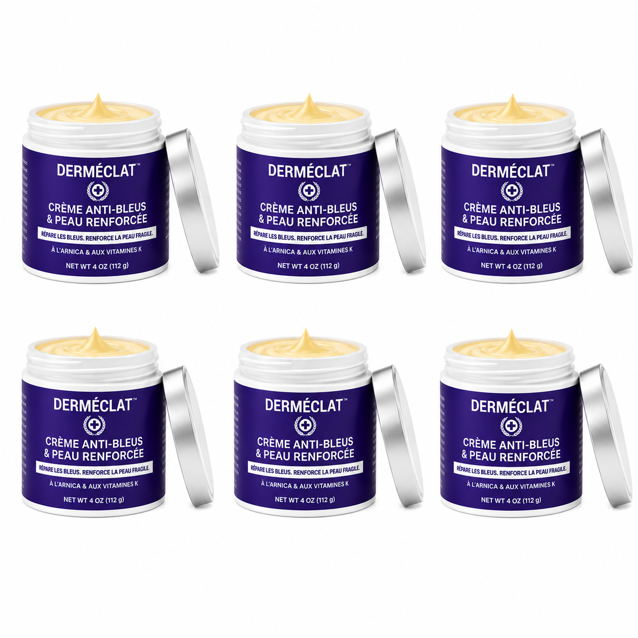 Derméclat™ Crème Anti-Bleus & Peau Renforcée | Estompez les marques en quelques jours et retrouvez une peau plus résistante !