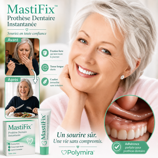 MastiFix™ Prothèse Dentaire Instantanée | Un sourire éclatant sans dentiste en 10 secondes!