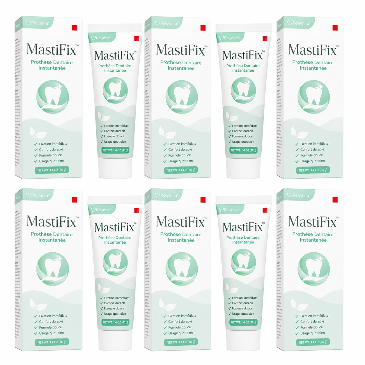 MastiFix™ Prothèse Dentaire Instantanée | Un sourire éclatant sans dentiste en 10 secondes!