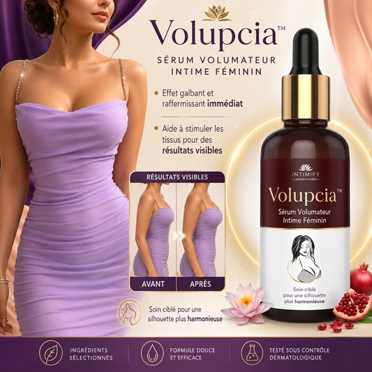 Volupcia™ Sérum Volumateur Intime Féminin | Galbez vos courbes en quelques minutes, sans procédure invasive !