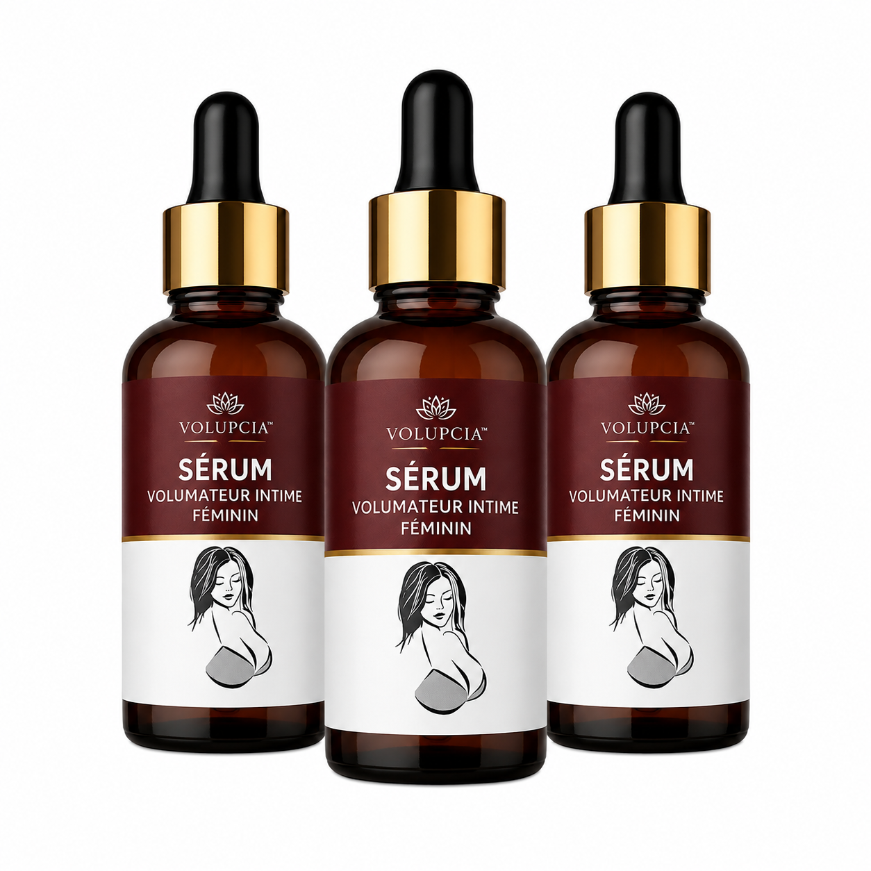 Volupcia™ Sérum Volumateur Intime Féminin | Galbez vos courbes en quelques minutes, sans procédure invasive !