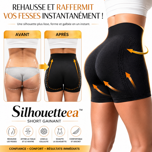 Silhouettea™ Short Gainant | Élimine la graisse, lisse la cellulite et sculpte les fesses en un instant !